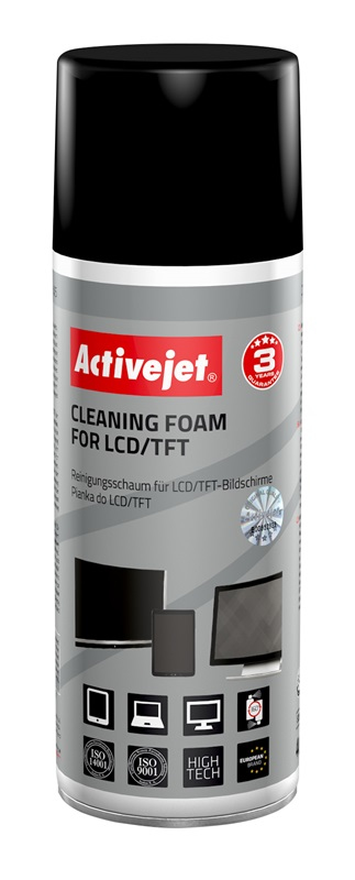 Activejet AOC-105 cleaning foam for LCD/TFT/plasma screens 400 ml