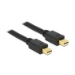 DeLOCK 83472 DisplayPort cable 0.5 m Mini DisplayPort Black
