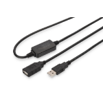 Digitus DA-73100-1 USB-kabel USB 2.0 10 m USB A 0,48 Gbit/s Zwart