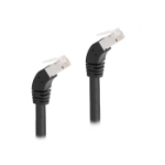 DeLOCK RJ45 Network Cable Cat.6A S/FTP 45° downwards angled 2 m black