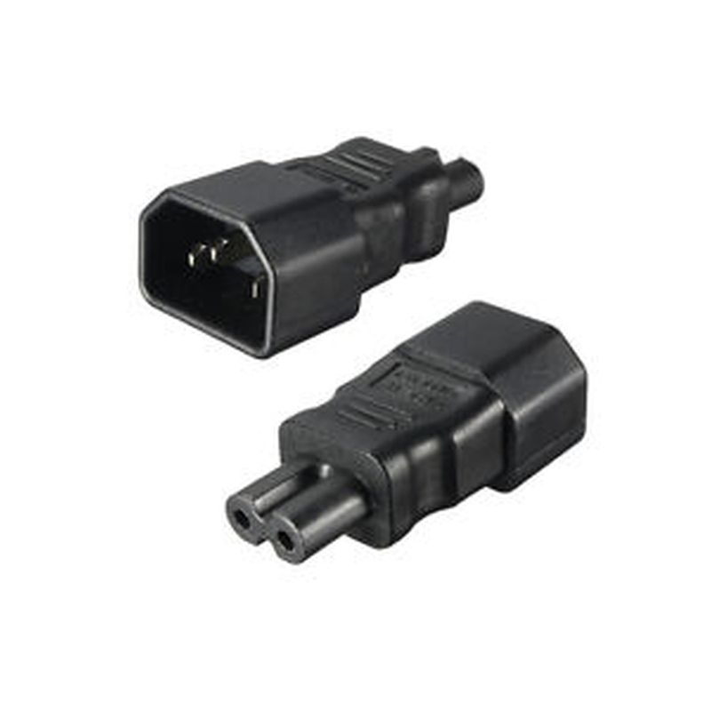 Image of FDL IEC MAINS ADAPTOR - C7 (FIG. 8) SKT. TO IEC C14 PLUG