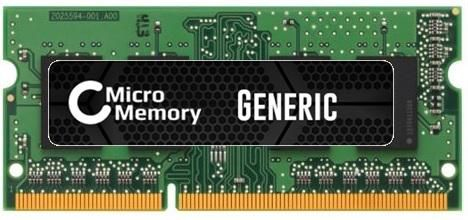 CoreParts MMD2608/2GB memory module DDR3 204-pin SO-DIMM