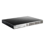 D-Link DGS-3130-30PS network switch Managed L3 Gigabit Ethernet (10/100/1000) Power over Ethernet (PoE) Black, Gray