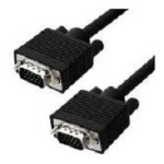 4XEM 25 ft Coax HR VGA HD15 M/M VGA cable 7.62 m VGA (D-Sub) Black