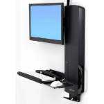 Ergotron 61-081-085 monitor mount / stand 61 cm (24") Wall Black