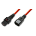 Microconnect MC-C13C14LOCK-1M power cable Red C13 coupler C14 coupler