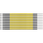 Brady SCNG-05-0 cable marker Black, Yellow Nylon 300 pc(s)