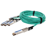AddOn Networks ADD-Q4CIQ56MX-O1-5M InfiniBand/fibre optic cable 1.5 m QSFP-DD 4x QSFP56 AOC Aqua colour
