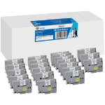 G&G 21569 labelprinter-tape Zwart op wit TZe