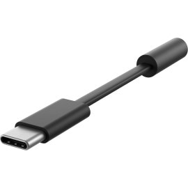 Microsoft LKZ-00002 mobile phone cable Black USB C 3.5mm
