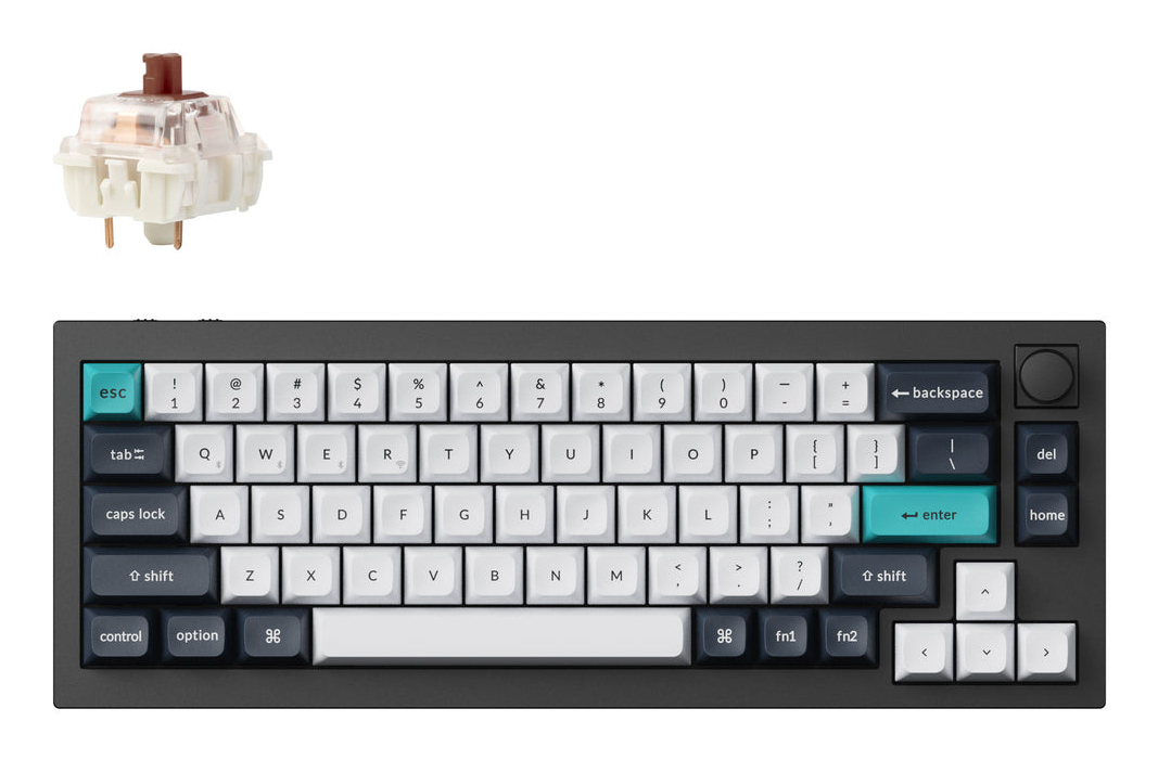 Keychron Q2 Max keyboard Home/Office USB + RF Wireless + Bluetooth QWERTY UK English Black