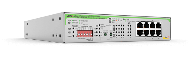 Allied Telesis AT-GS920/8PS-50 Managed Gigabit Ethernet (10/100/1000) Power over Ethernet (PoE) 1U Grey