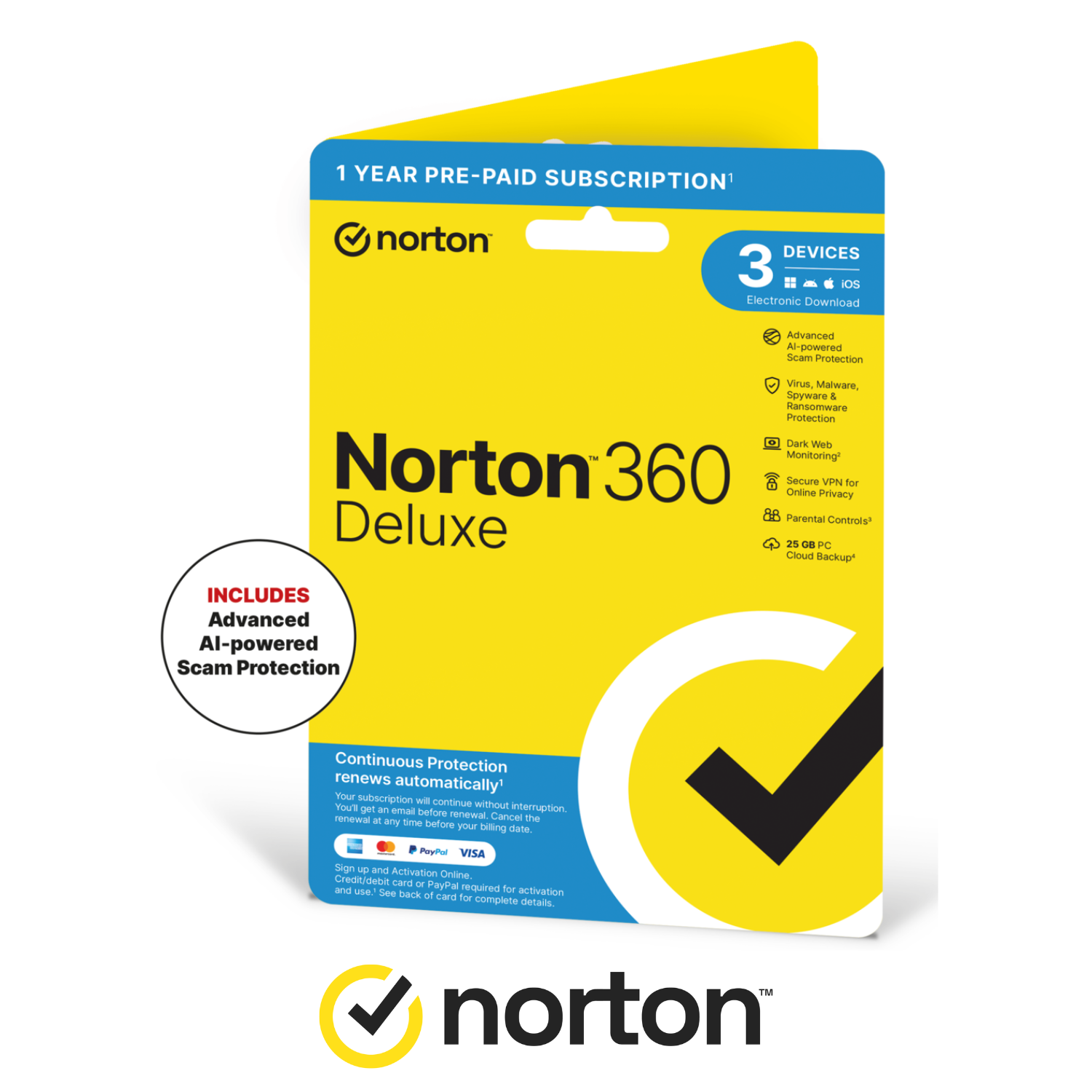 Norton Give Away Norton 360 Internet Security with VPN 3 Devices 12 Mo