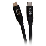 C2G 2.5ft (0.8m) USB-C® Male to USB-C Male Cable (20V 5A) - USB4® (40Gbps)