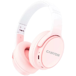 Canyon OnRiff 4 Headset Wireless Head-band Calls/Music/Sport/Everyday USB Type-C Bluetooth Pink