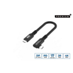 Microconnect USB3.2CC015-A USB cable USB 3.2 Gen 2x2 0.15 m USB C Black