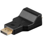 Goobay 63489 cable gender changer DisplayPort VGA Black