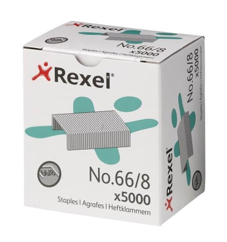 Image of Rexel No. 66/8 Staples (5000)