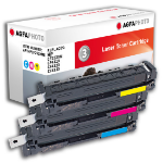 AgfaPhoto APTHPCF252XME tonercartridge 3 stuk(s) Compatibel Cyaan, Magenta, Geel