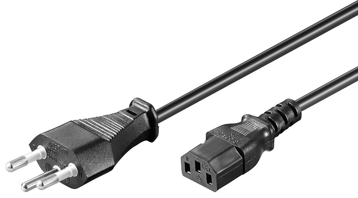 Microconnect Black Pe160418 Power Cable 1.8 M Power Plug Type J C13 Co