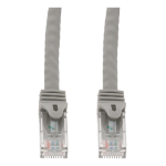 AddOn Networks 3ft Gray CAT 6 PVC Ethernet Cable Snagless Easy Boot RJ-45 M/M