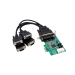 StarTech.com Tarjeta Adaptadora PCI Express PCI-E PCIe Perfil Bajo Low Profile 4 Puertos Serie DB9 UART 16950 Serial