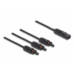 DeLOCK 88224 Kabel splitter/combiner Kabelsplitter Zwart