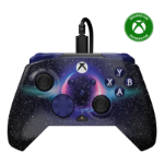 Turtle Beach Rematch Advanced Dark Cosmos Wired Gaming Controller for Xbox and PC – Lenticular, Multi-Design, Remappable Buttons, Hall-Effect Hair Triggers, 8ft Cable, Officially Licensed by Xbox