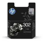 HP F6U66AE/302 Printhead cartridge black, 170 pages ISO/IEC 24711 3.5ml for HP DeskJet 1110/2130/OfficeJet 5200