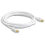 DeLOCK 0.5m, mini Displayport - mini Displayport White