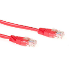 ACT Red 1 metre UTP CAT6 patch cable with RJ45 connectors