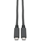 Tripp Lite USB-C to USB-C Cable (M/M) - 3.1, 5 Gbps, 5A Rating, Thunderbolt 3 Compatible, 0.91 m