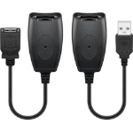 Goobay 93321 cable gender changer USB A, RJ45 Black