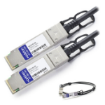 AddOn Networks 2m QSFP+ - QSFP+ InfiniBand/fibre optic cable QSFP+ Black