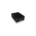 ICY BOX IB-RP108 Opbergtas Antraciet, Zwart
