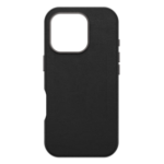 OtterBox Symmetry Series Cactus Leather for MagSafe for iPhone 16 Pro, Noir Ash