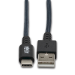 Tripp Lite U038-003-GY-MAX USB cable USB 2.0 35.8" (0.91 m) USB A USB C Gray