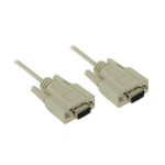 C2G 6ft DB9 F/F Null Modem Cable serial cable Beige 71.7" (1.82 m)