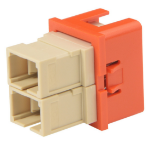 Legrand Tracjack fiber optic adapter SC Beige, Orange