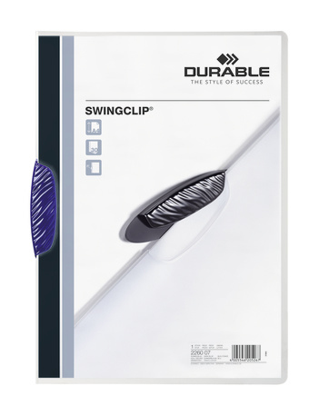 Image of Durable Swingclip report cover Polypropylene (PP) Dark Blue