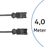 Bachmann 375.0551 electriciteitssnoer Zwart 4 m GST18