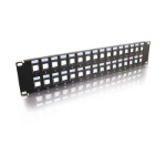 C2G Blank Keystone/Multimedia Patch Panel 32-Port 2U