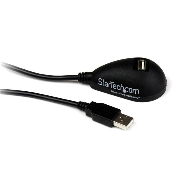 Image of StarTech.com 5ft Desktop USB Extension Cable - A Male to A Female
