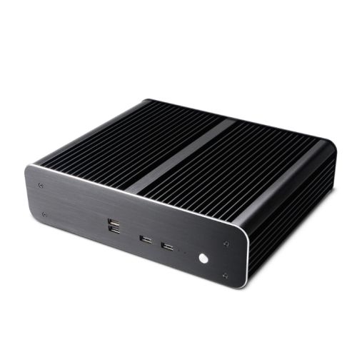 Image of Akasa Euler TX Plus Thin Mini ITX Case for Intel LGA1700 Fanless...