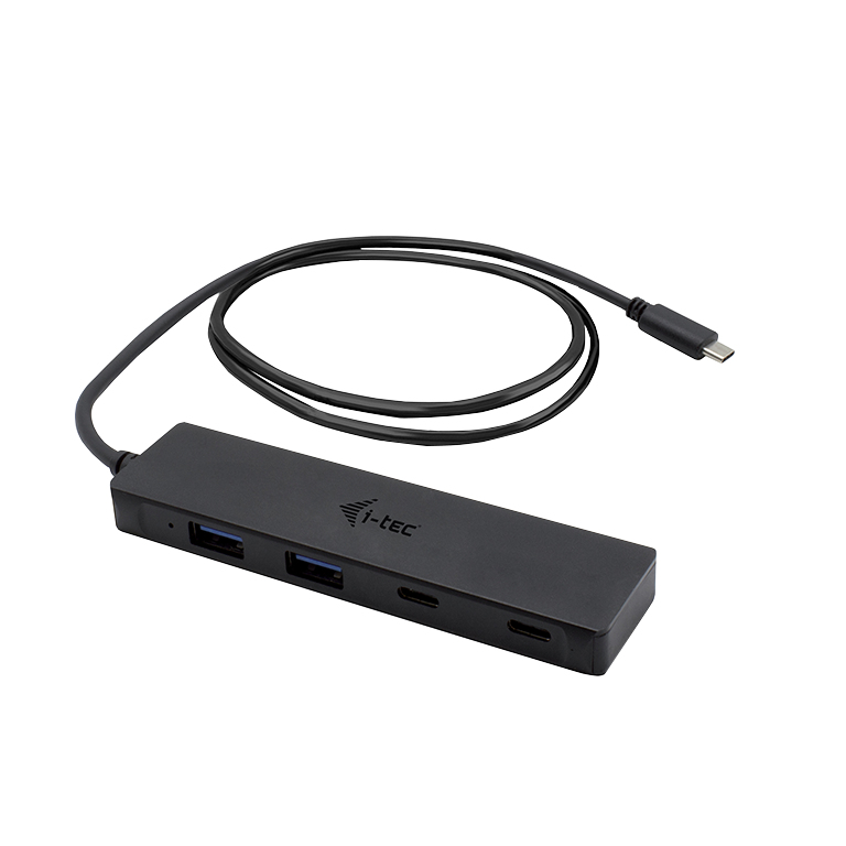 Image of i-tec Metal USB-C HUB 2x USB 3.0 + 2x USB-C, with 85cm USB-C cable