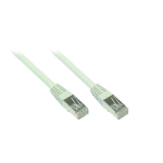 Alcasa RJ45-RJ45, m-m, 0.15m netwerkkabel Grijs 0,15 m Cat5e SF/UTP (S-FTP)