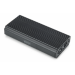 Digitus USB M.2 hard disk enclosure, SSD, external, NVMe, 40Gbps, USB 4.0, aluminum, toolfree