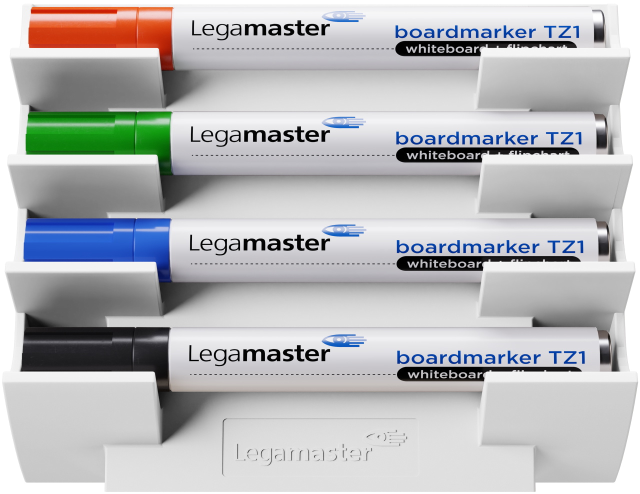 Legamaster whiteboard marker holder white