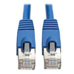 Tripp Lite N262-030-BL Cat6a 10G-Certified Snagless Shielded STP Ethernet Cable (RJ45 M/M), PoE, Blue, 30 ft. (9.14 m)