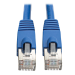 Tripp Lite N262-030-BL Cat6a 10G Snagless Shielded STP Ethernet Cable (RJ45 M/M), PoE, Blue, 30 ft. (9.14 m)